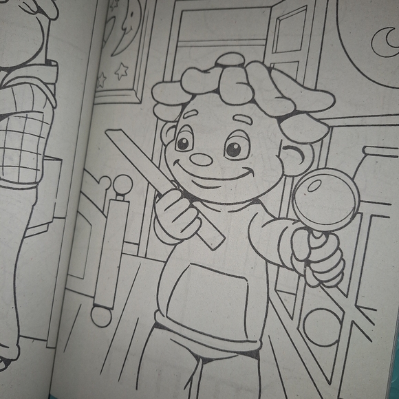 Buy 1 Get 1 FREE Sid the Science Kid coloring books - Picture 4 of 8